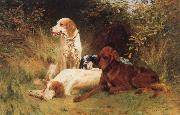 unknow artist Some Dogs oil on canvas